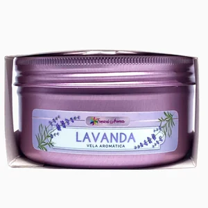 Vela Aromática Perfumada Lavanda 95Gr Latinha