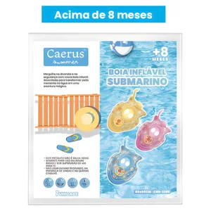 Bóia Submarino Akash Summer CRS-2395 – Diversão garantida para piscina e praia!
