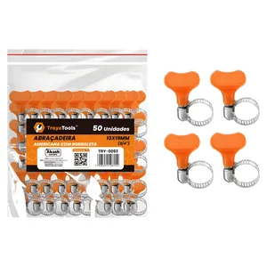 Abraçadeira Americana  com Borboleta 3/4” Akash Imports TRY-0093 – Alta Resistência e Durabilidade