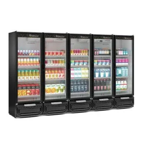CONSERVADOR E EXPOSITOR DE BEBIDAS FRIOS E LATICÍNIOS GCVR-2500 PR GELOPAR