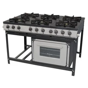 FOGÃO BRAVO 6 BOCAS COM FORNO PADRÃO FOGÃO BRAVO 6 BOCAS VENÂNCIO