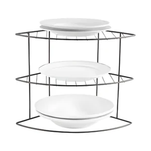 Organizador Multiuso de Canto Preto Linha Cozinha Azzo