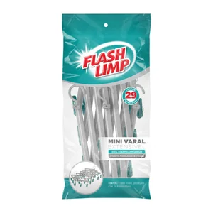 Mini Varal Extensível com 29 Prendedores Flash Limp PREÇO SOB CONSULTA