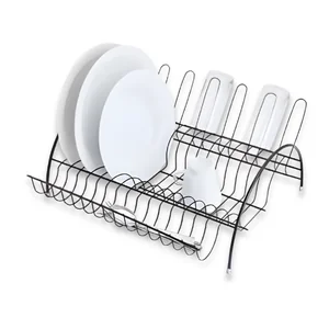 Escorredor de Louças Preto Linha Cozinha Azzo
