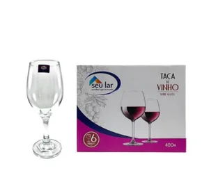 TAÇA VIDRO 400ml SEU LAR