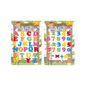 Letras e Números  Magnéticos  TK-AB4435 Toy King - Divertido para todos os kid 