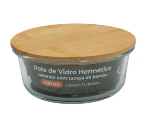 Pote de Vidro Redondo 630 ML CV-238