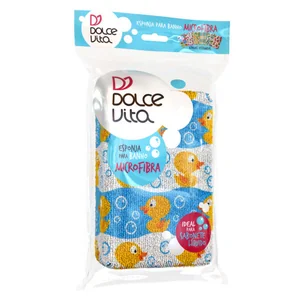 Esponja Microfibra para Banho Patinho Flash Limp PREÇO SOB CONSULTA