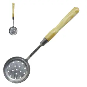 Espumadeira de Alumínio Cabo Madeira Ref. 980 Prolar