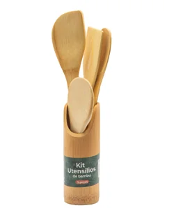Kit Utensílios de Bambu CV-262 preço sob consulta esgotado
