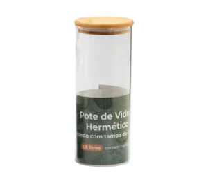 Pote de Vidro Redondo 1.8L  CV-212
