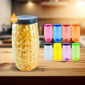 Pote Abacaxi 1550ml Plásticos Ideal – Design Charmoso e Perfeito para Armazenar Alimentos