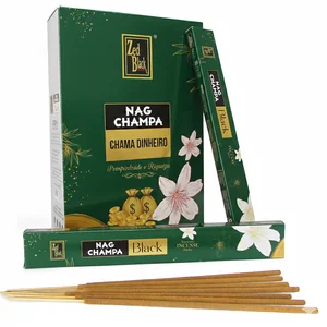 Incenso Chama Dinheiro Nag Champa Zed Black Ref. ZBNC15