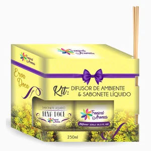 Kit Refil Difusor E Sabonete Líquido Erva Doce 250ml