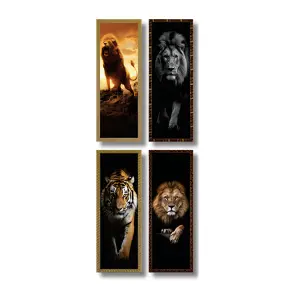 Quadros Estampas Leão FM 2cm Medidas 20x60cm Ref. 791