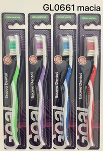 Escova dental para adulto goal gl0661 media pacote com 12un