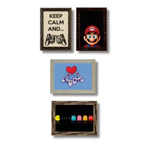 Quadros Games FM 2cm Medidas 30x40cm Ref. 778