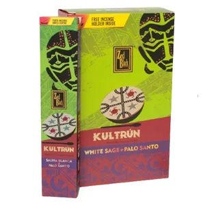 Incenso Salvia Branca + Palo Santo Kultrun Zed Black Ref. ZBK34