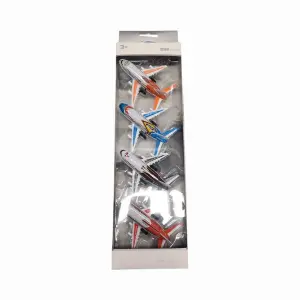 Kit Avião Comercial SPC XXIV PRECIZA Ref 1175 Brinquedo Infantil Com Aeronave Comercial Divertida E Resistente