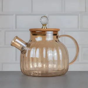 Jarra de Vidro com Tampa Inox 1L Lila Home LH255 – Elegância e Praticidade para sua Mesa