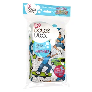 Esponja Microfibra para Banho Menino Skate Flash Limp PREÇO SOB CONSULTA
