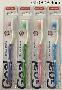 Escova dental para adulto goal gl0603 media pacote com 12un