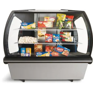 GELADEIRA Vitrine seca curva 1,30mts VCLP-130 CONSERVEX