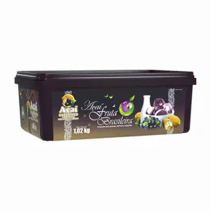 Pote 1,02 kg Açaí Casadinho C/4 un Fruta Brasileira
