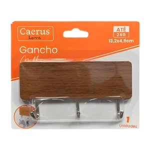 Gancho Multiuso Akash Imports CRS-2320 Suporta Até 2kg – Prático e Resistente