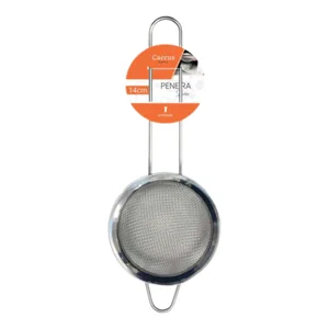 Peneira 14 cm Akash Imports CRS-2737 Cozinha Doméstica em Aço Resistente