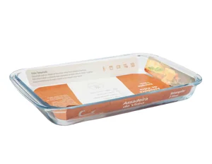Assadeira de Vidro Retangular  3 litros CV-233
