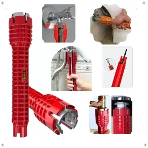 Chave Reparadora Multi-F 25Cm 8 Em 1 HAI BRASIL Ref Fer123 Resistente E Versátil Para Manutenção E Reparos