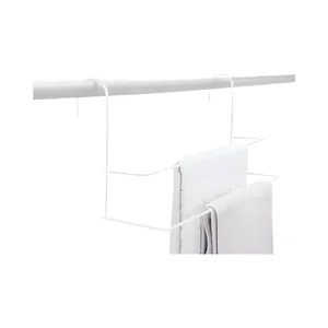 Toalheiro de Box Duplo Branco Linha Banheiro Azzo