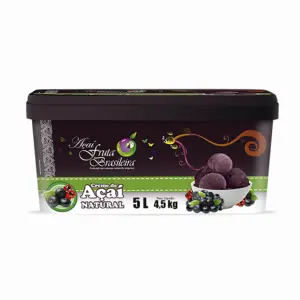Balde 5 litros – 4,5 kg Açaí Natural Fruta Brasileira