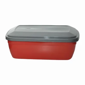 Pote Retangular 1,3L Color Tampa Cinza Ref. 27C