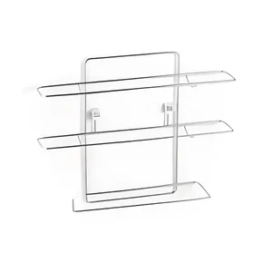 Suporte para Rolos Triplo Cromado Linha Cozinha Azzo