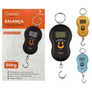 Balança Pêndulo Digital 50kg Akash Imports CRS-2511 Portátil de Alta Precisão para Pesagem