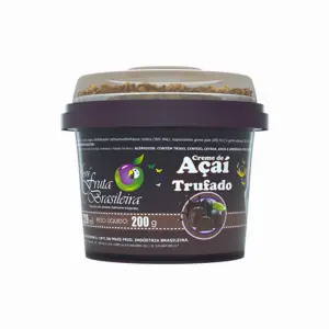 Pote 220 ml – 200 g Açaí Trufado C/12 un Fruta Brasileira