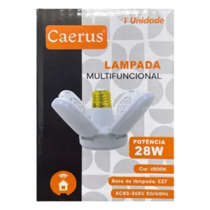 Mini Lâmpada Ventilador Akash Imports CRS-1152 Portátil e Eficiente para Iluminar e Refrescar