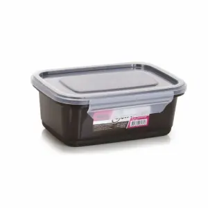 Caixa Retangular Com Trava Cores 1400ml Ref. 3073 Ercaplast Resistente E Prática
