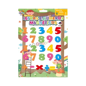  Letras e Números  Magnéticos TK-AB8246 Toy King - Divertido para todos os kid 