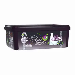 Pote 1,02 kg Açaí Grego C/4 un Fruta Brasileira