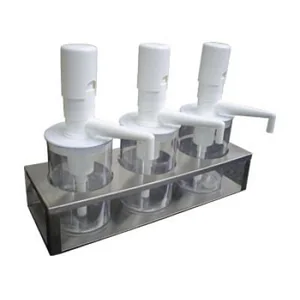 Dispenser de Molhos 3 potes c/ 1000ML DISP3P1000 UNIVERSAL