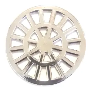 Ralo Grelha Plástico Cromado 15x15 Ref. 1801 Prolar