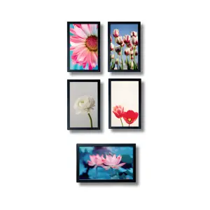Quadros Flores Laqueadas 2cm Medidas 30x40cm Ref. 847