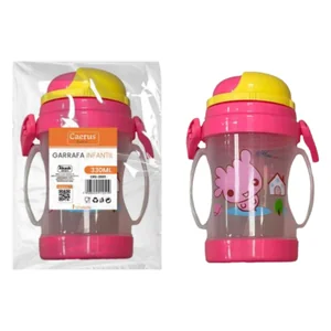 Copinho Baby 330 ml Akash Imports CRS-2889 Infantil Portátil Antivazamento Colorido