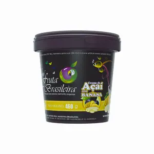 Pote 500 ml – 460 g Açaí Banana C/6 un Fruta Brasileira