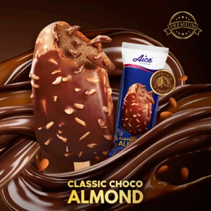 Sorvete Classic Choco Almond Aice Brasil – Chocolate Cremoso com Amêndoas Crocantes