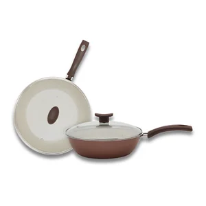 Frigideira Wok com Tampa de Vidro Linha APOLLO Maxiflon