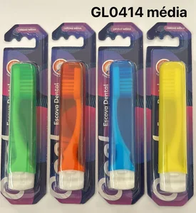 Escova dental para adulto goal gl0414 media pacote com 12un